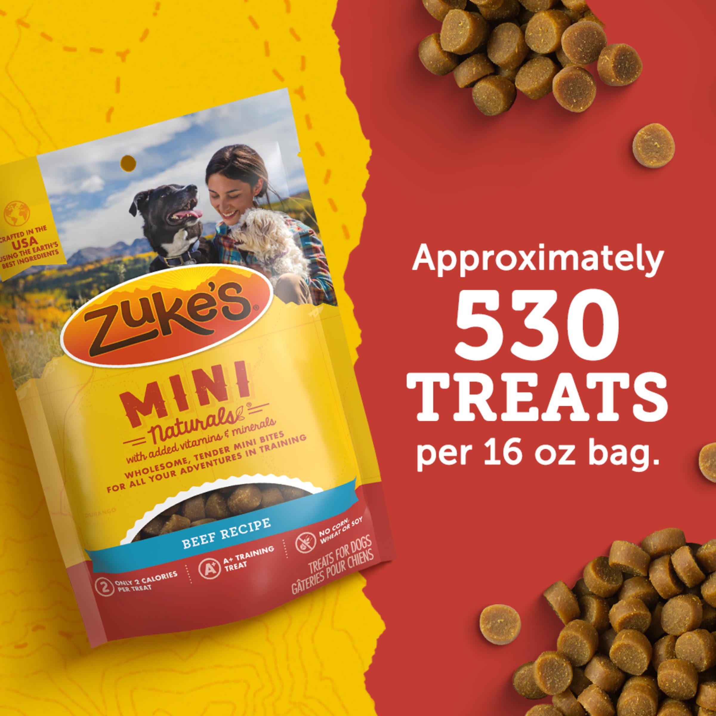 Récompense rapide et pratique avec Zuke’s Mini Naturals
