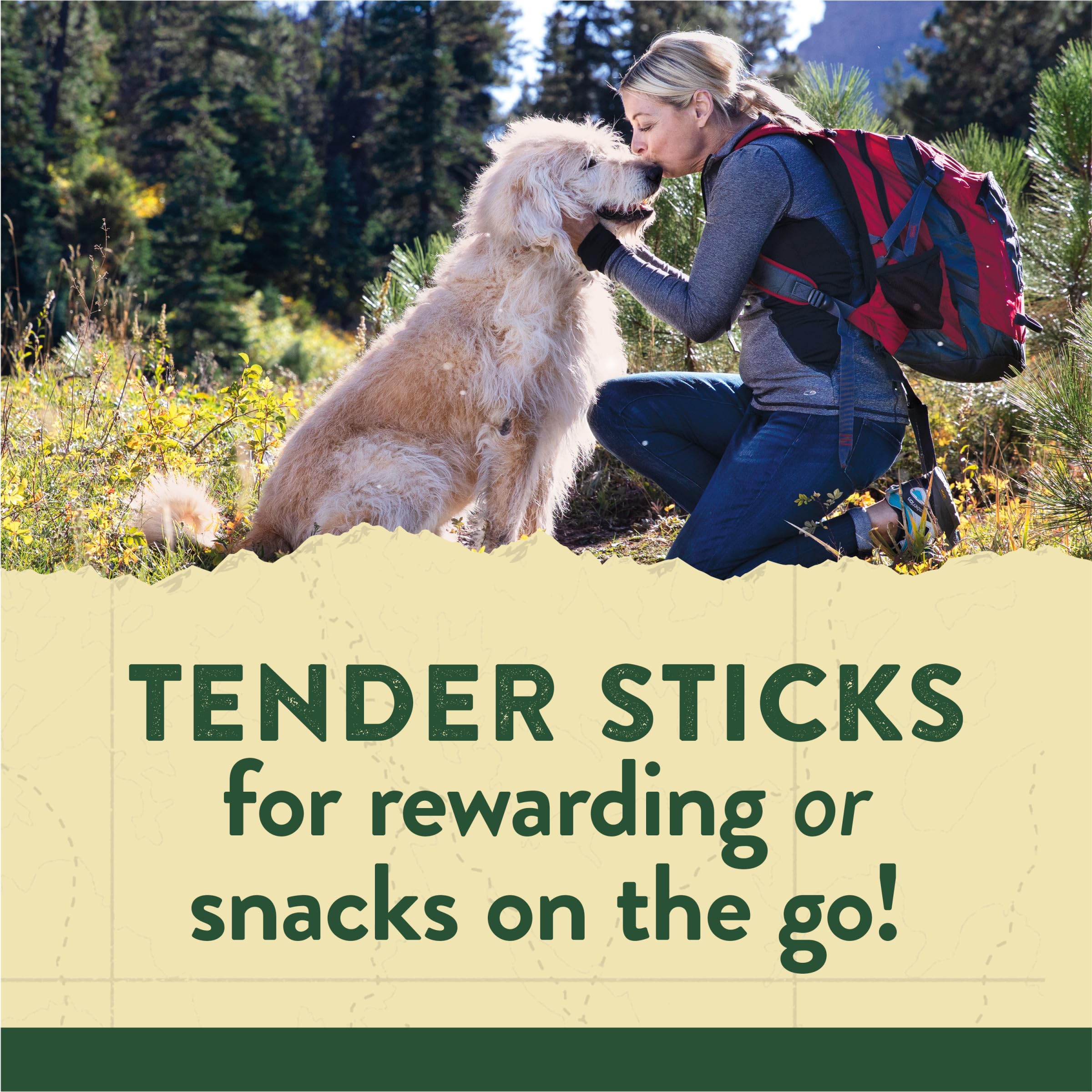 Zukes Adventure Sticks : ingrédients réels pour un goût naturel et authentique.