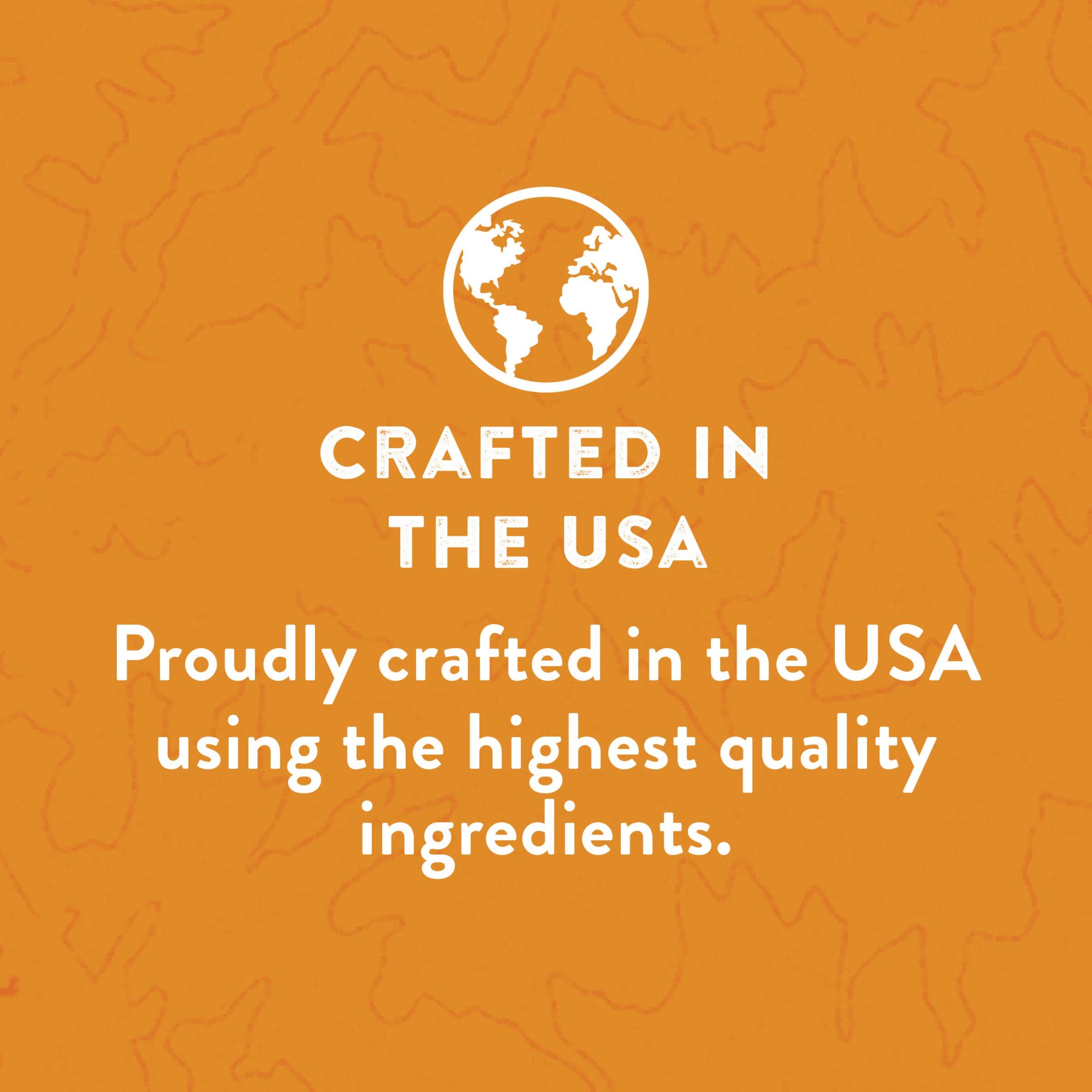 Zuke's Hip Action est fabrique aux Etats-Unis avec des ingredients de qualité.