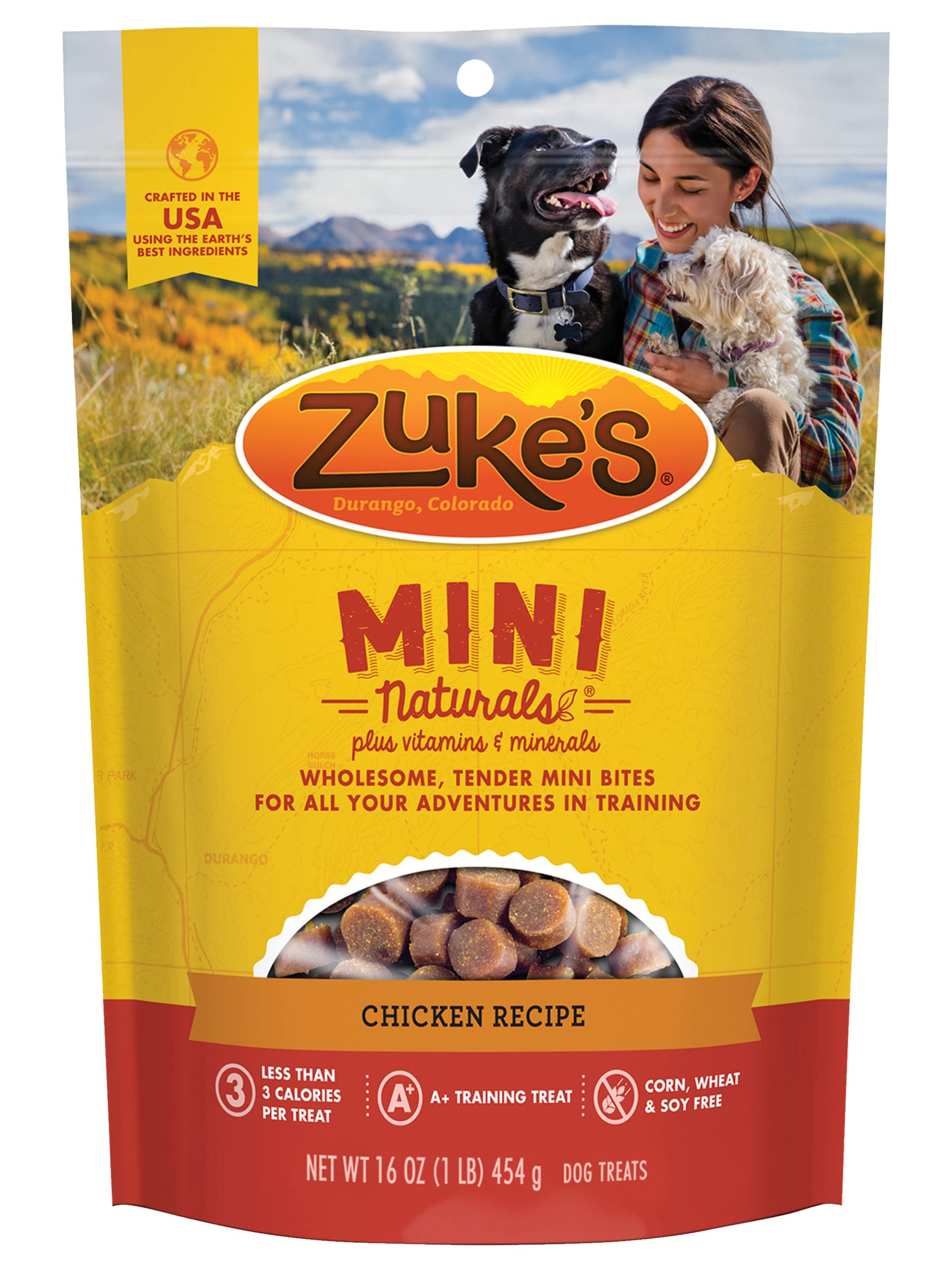 Zuke's Mini Naturals en sachet réutilisable pour fraîcheur durable