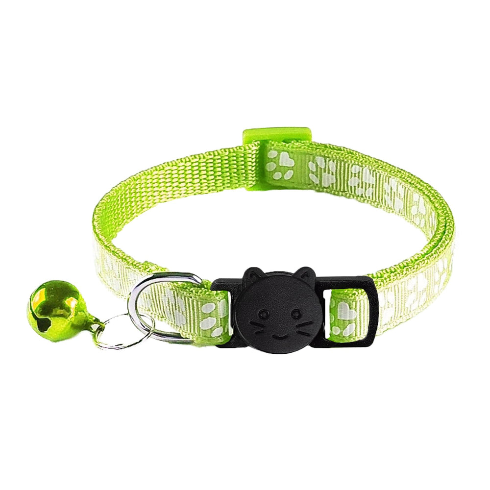 Collier zulinlong avec clochette détachable, aide à repérer le chat et prévenir les oiseaux.