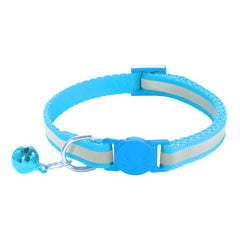 Collier zulinlong réfléchissant et motif empreinte de patte pour visibilité nocturne.