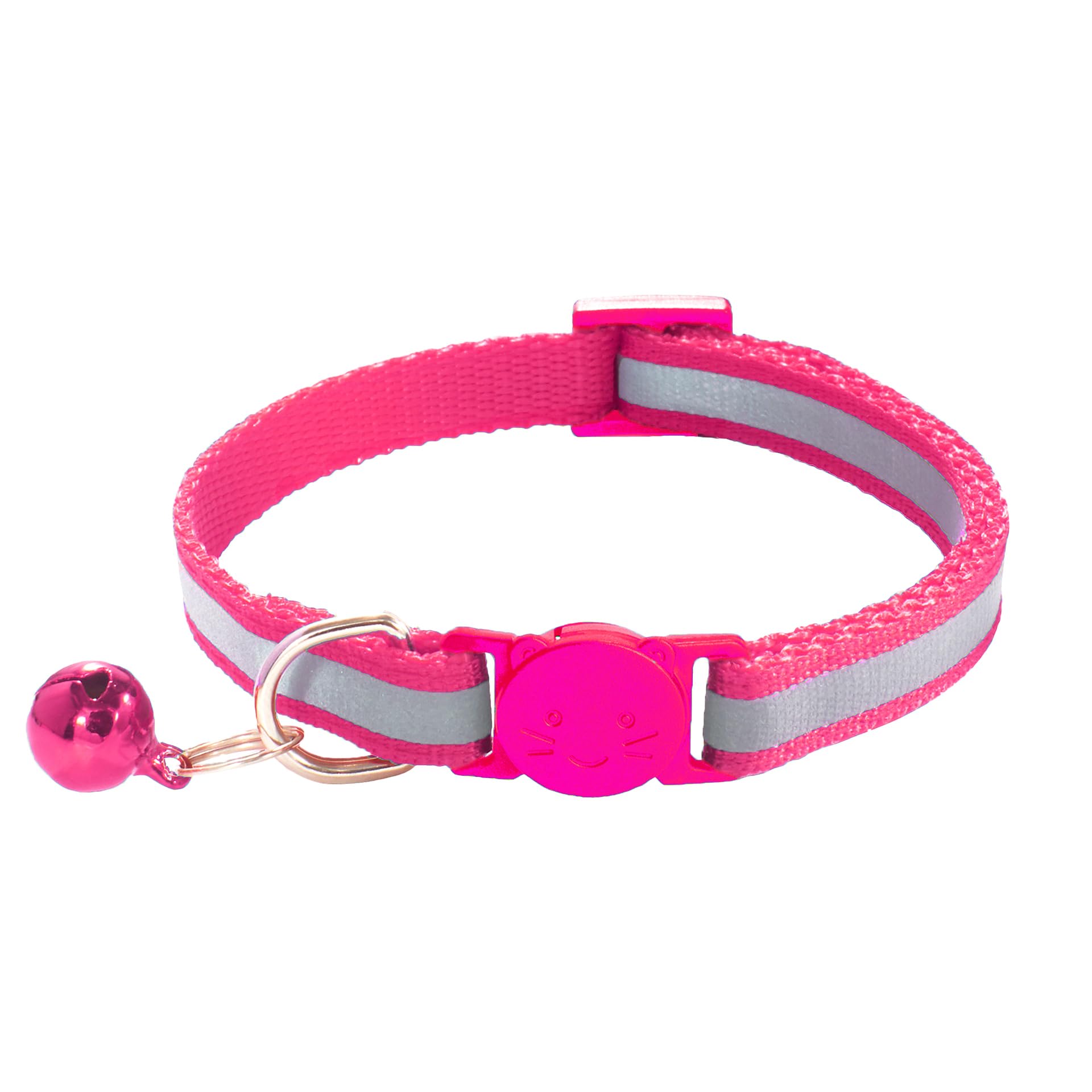 Collier zulinlong réfléchi avec empreinte de patte pour la sécurité nocturne.