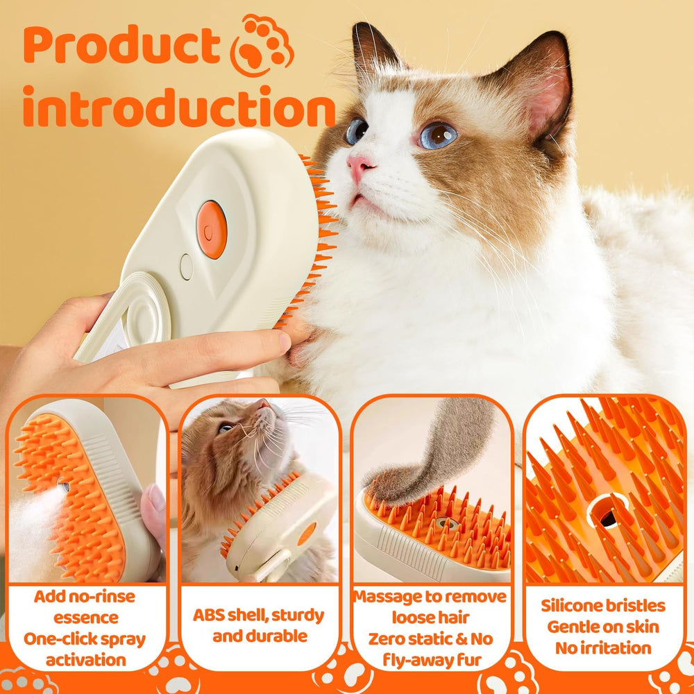 Brosse Zupooko brume-douce pour animaux, démêlage sans statique.