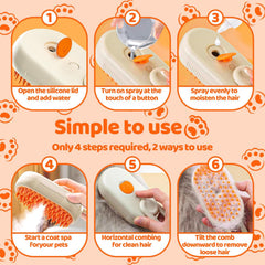 Brosse Zupooko brume-froide pour un brossage agréable sans chaleur.