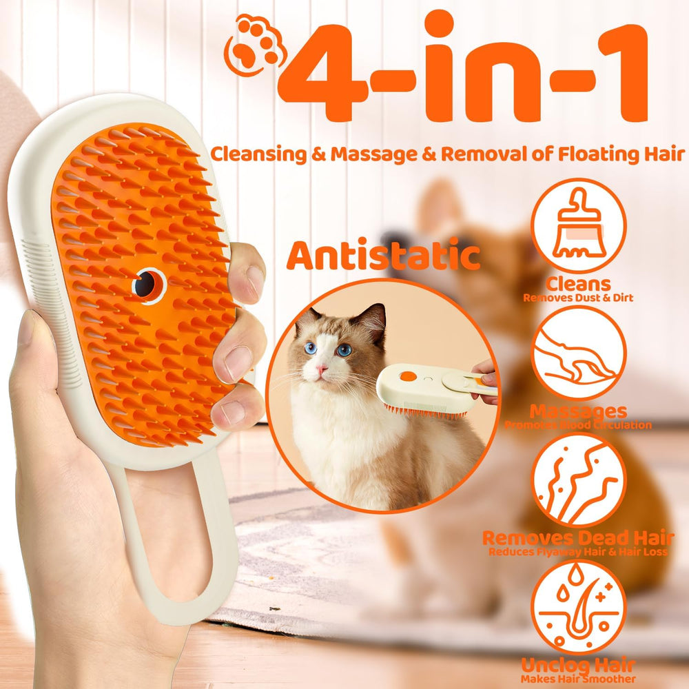 Brosse Zupooko élimination-poils-morts pour poils longs, soin en douceur.