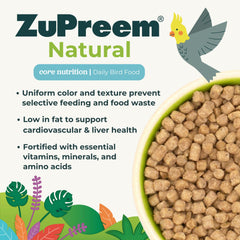 ZuPreem – pellets pour colombes et petits oiseaux, nutrition quotidienne.