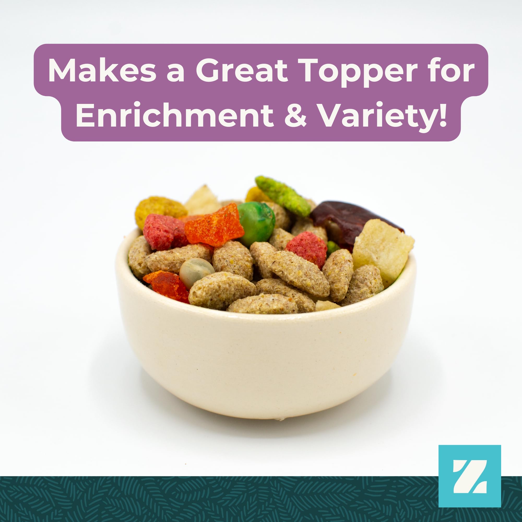 ZuPreem Pure Fun emballage refermable, conservation facilitée