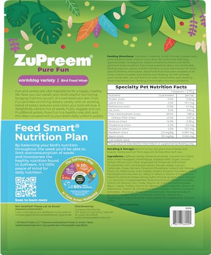 ZuPreem Pure Fun – fruits et légumes variés pour bouchées riches et saines