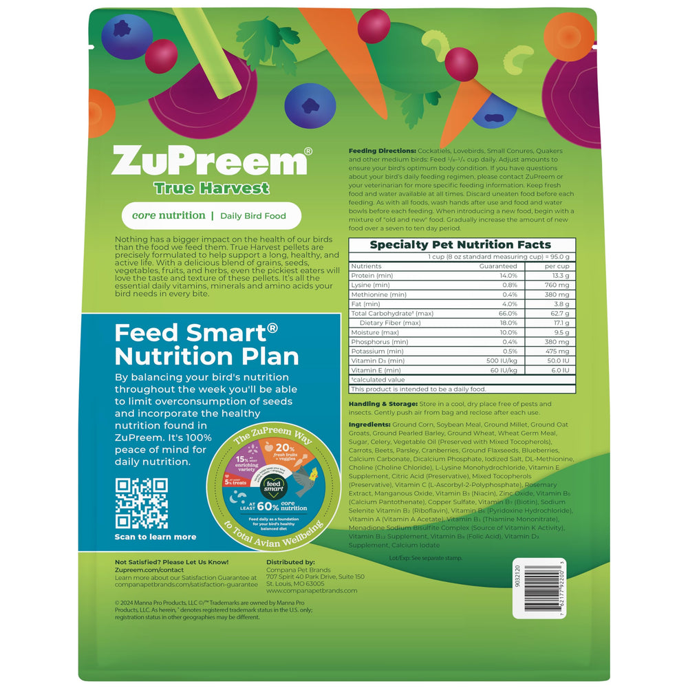 Utilisation quotidienne de ZuPreem pour une routine alimentaire stable