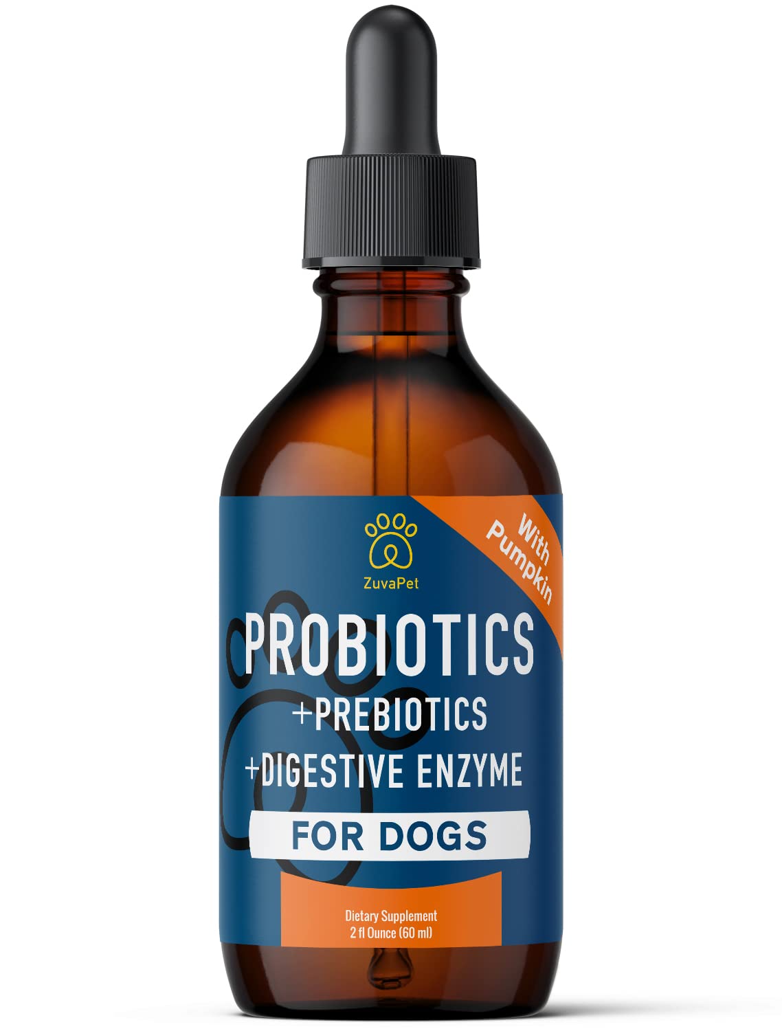 ZuvaPet Probiotiques pour chiens – réduction des gaz pour ventre léger
