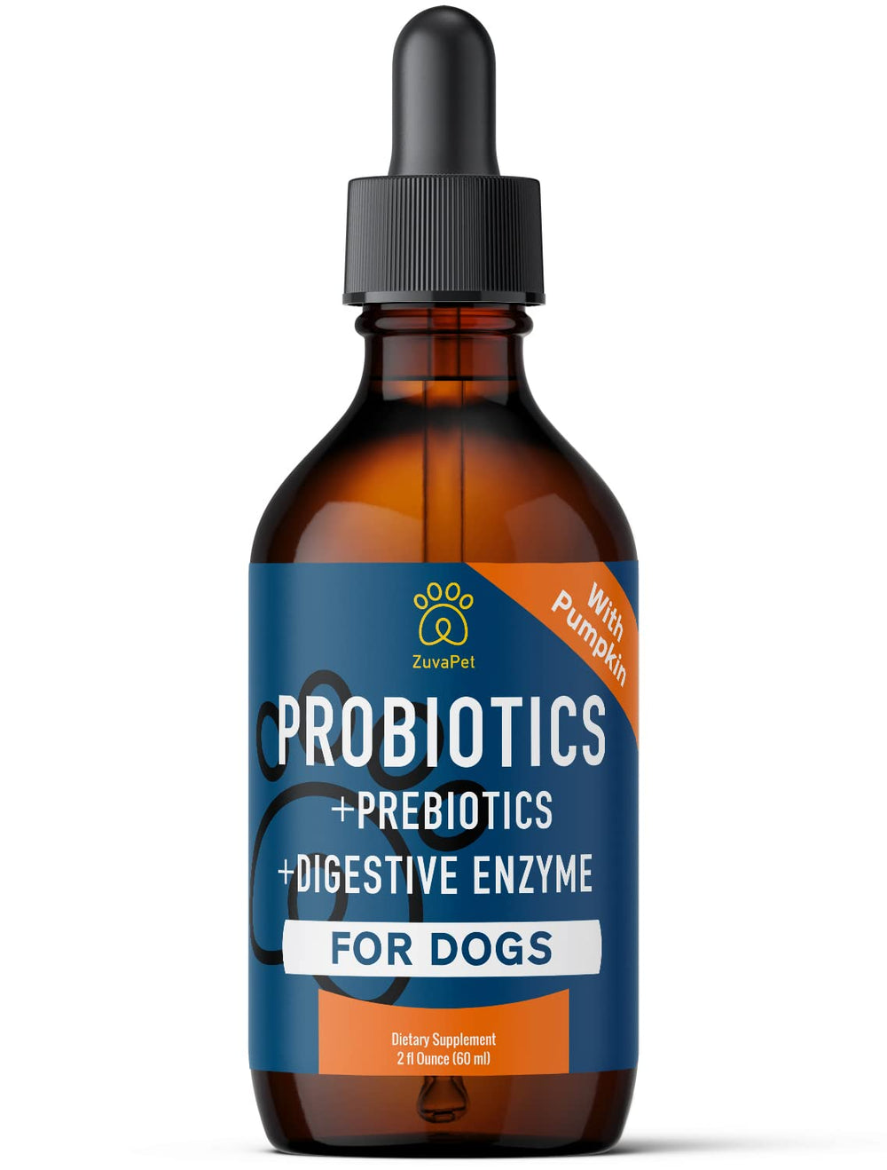 ZuvaPet Probiotiques pour chiens – réduction des gaz pour ventre léger