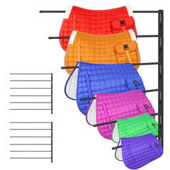 Zwinz ensemble de 2 porte-tapis de selle, rangement stable pour tapis et accessoires dans l'écurie.