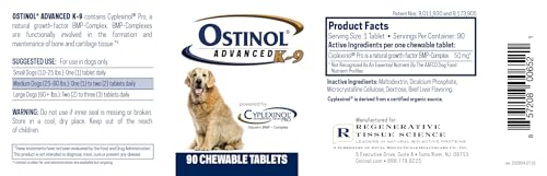 ZyCal Ostinol Advanced K-9 – articulations et hanches, effet potentiel sur la mobilité.