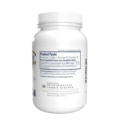 ZyCal Ostinol Advanced K-9 – forme d’os pour une prise quotidienne simple.