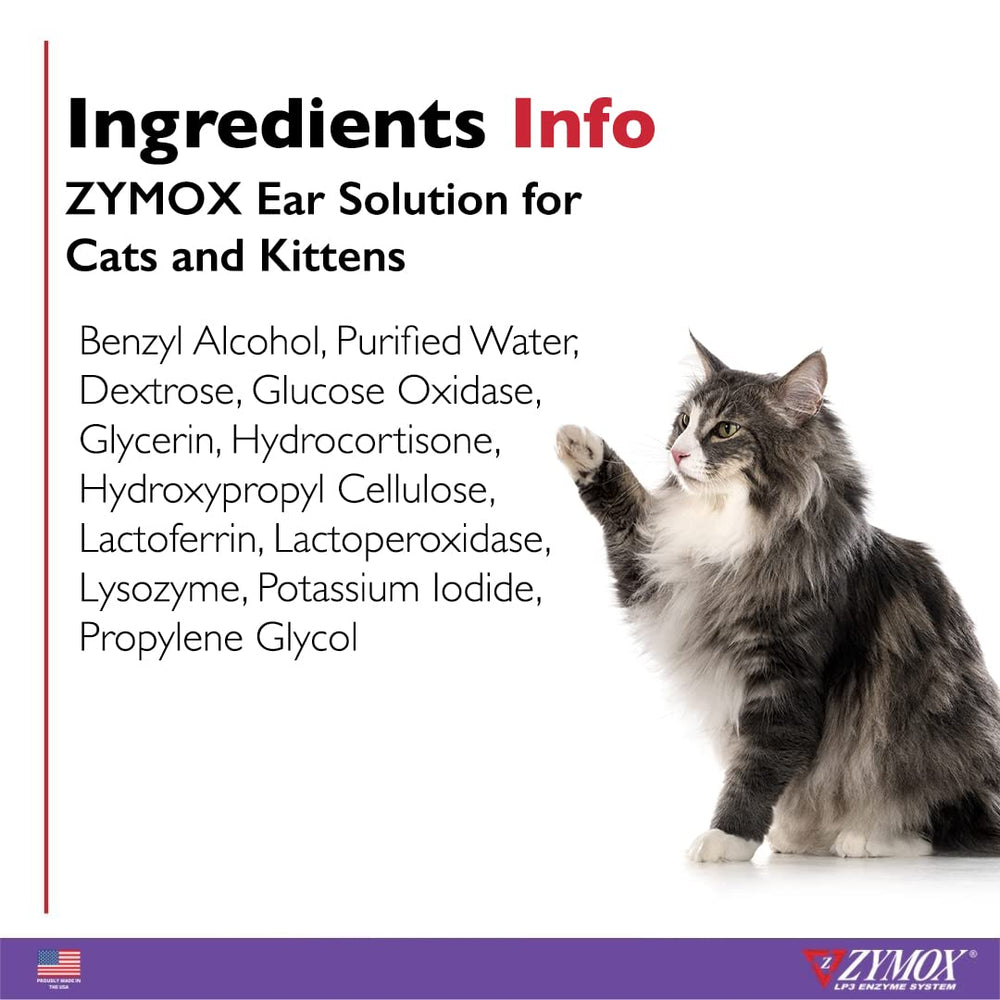 Zymox apaisement irritations oreille et canal auditif.