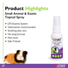 Application sur zone irritée d'un chien avec Zymox Topique