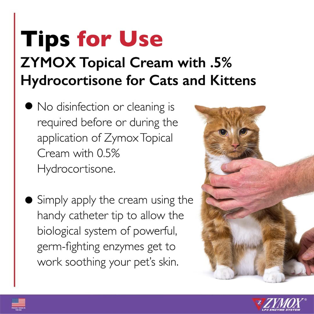 Crème Zymox sans cruauté et approuvée par TICA