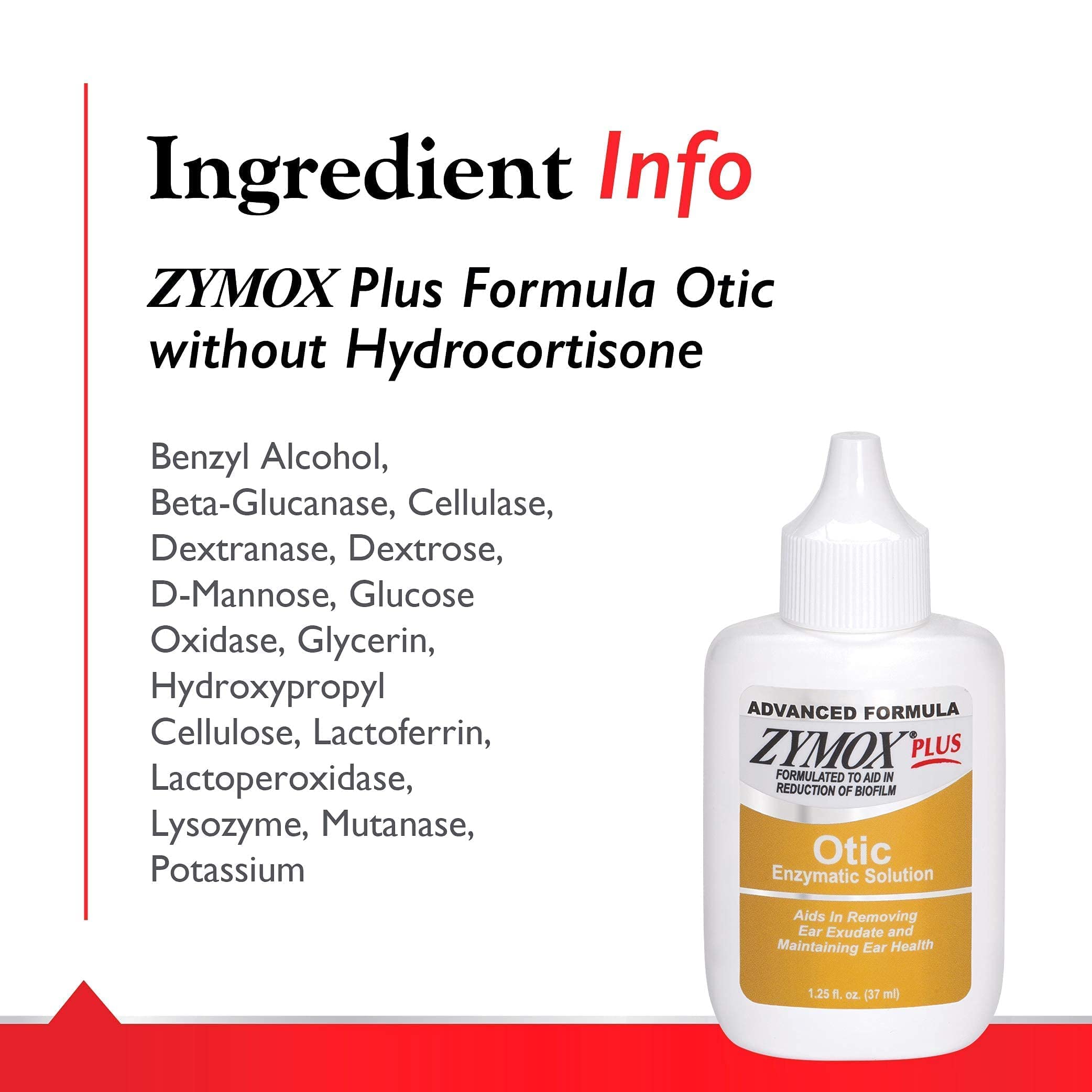 Système enzymatique LP3 de Zymox, action ciblée pour clarifier les oreilles.