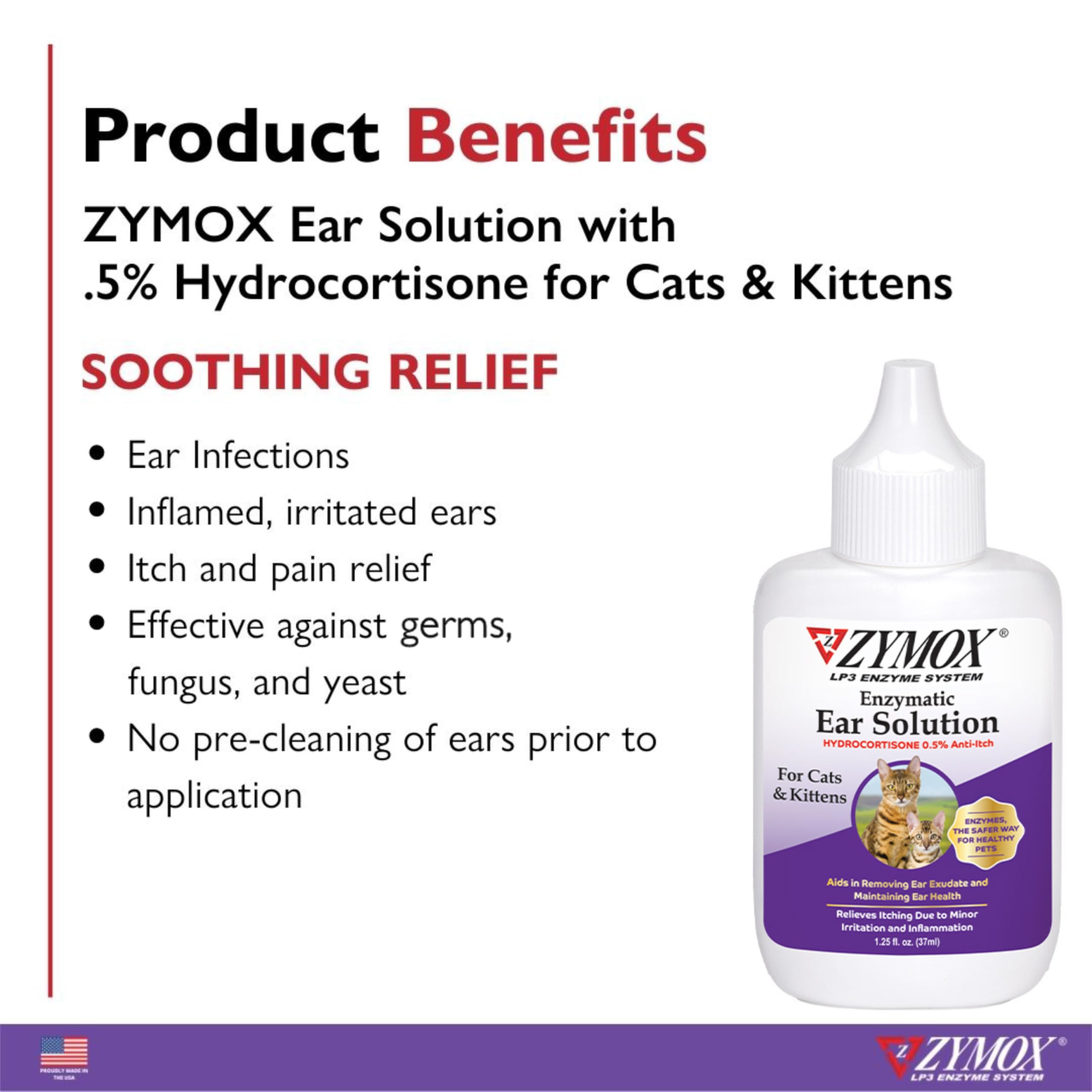 Zymox systeme enzymatique LP3 en gros plan, montre les enzymes protectrices.