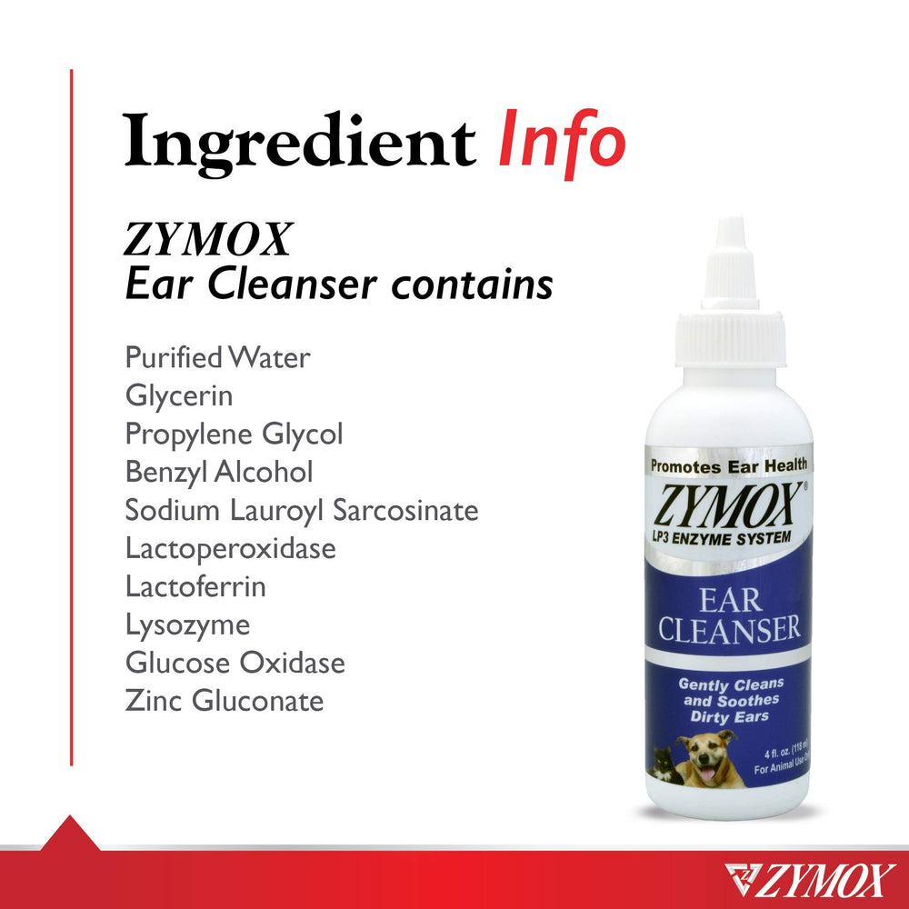 Système LP3 d’enzymes Zymox pour oreilles propres et fraîches.