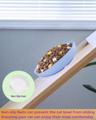 Bol chat diamètre 14 cm, idéal pour petits félins et chats jeunes.