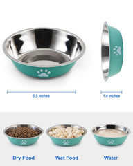 ZYUTONG bol chat inox 480 ml, capacité pratique