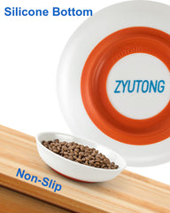 ZYUTONG bol chat peu profond facilite l'alimentation sans moustaches.