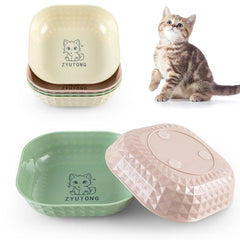 ZYUTONG ensemble 6 bols chat couleurs – bols colorés pour plusieurs chats.