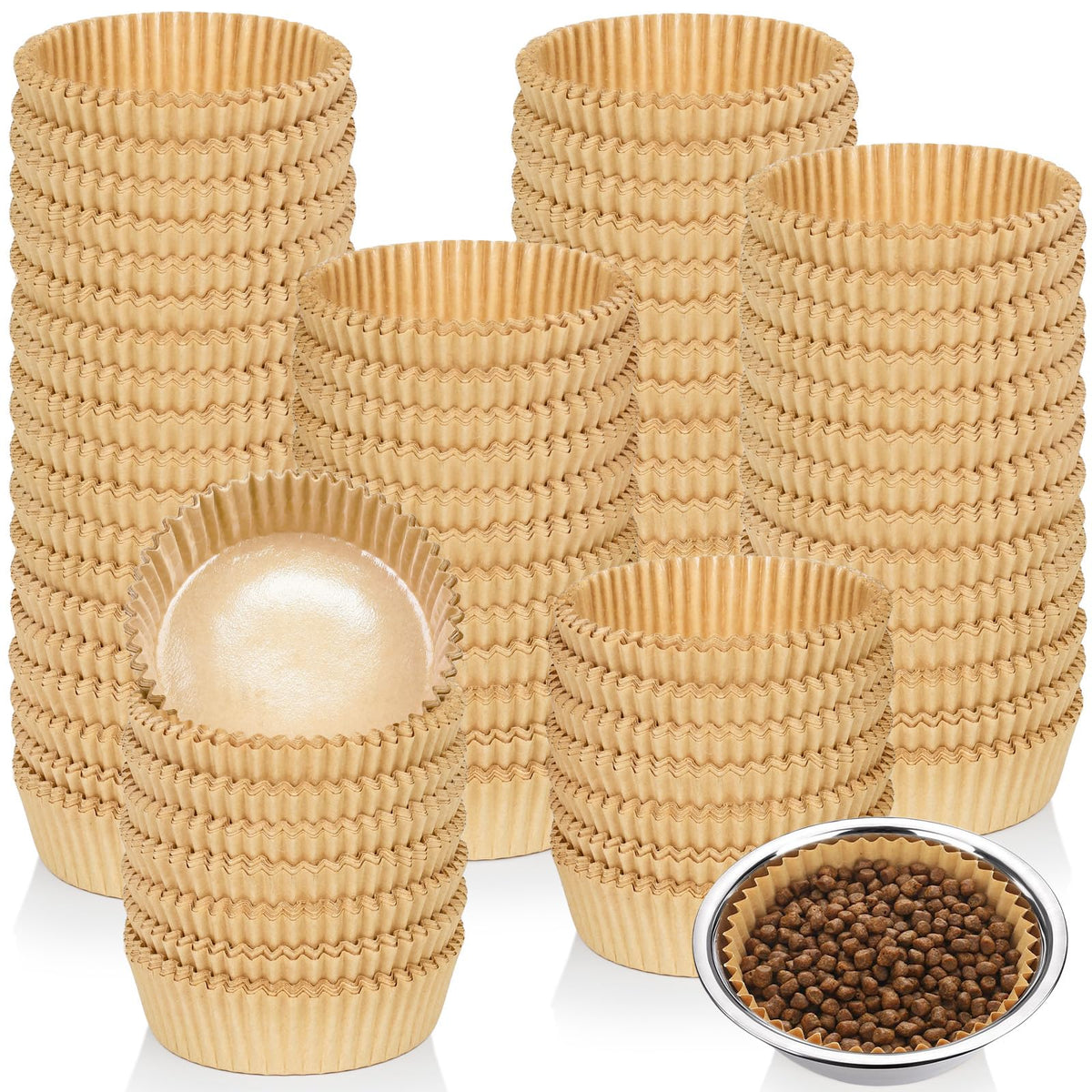 zzhxkjhky revêtement jetable pour gamelle blanc, pratique et hygiénique.